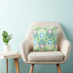 Erdnüsse   Snoopy Mint Green Deko Dreams Pattern Kissen