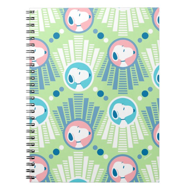 Erdnüsse | Snoopy Mint Green Deko Dreams Pattern Notizblock (Vorderseite)