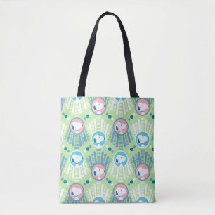 Erdnüsse   Snoopy Mint Green Deko Dreams Pattern Tasche