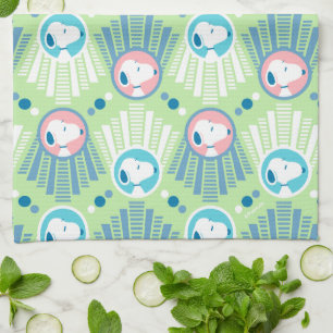 Erdnüsse Snoopy Mint Grün Deco Dreams Muster Geschirrtuch