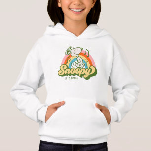 Erdnüsse   Snoopy Music Rainbow Hoodie