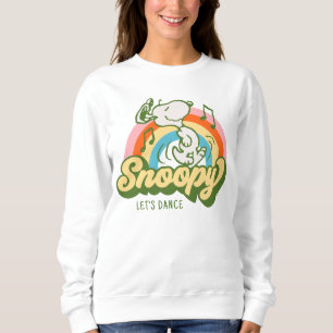 Erdnüsse   Snoopy Music Rainbow Sweatshirt