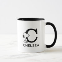 Erdnüsse | Snoopy Name & Monogramm C