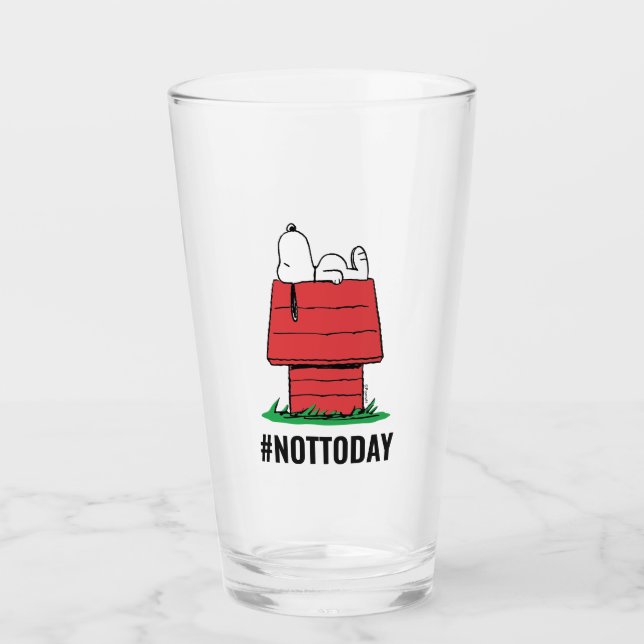 Erdnüsse | Snoopy Napping Glas (Vorderseite)