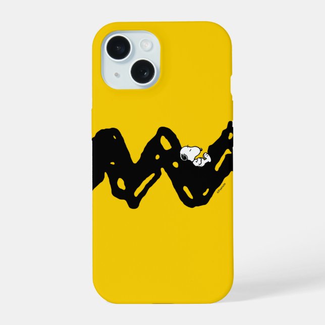Erdnüsse | Snoopy-Nickerchen iPhone 15 Hülle (Rückseite)