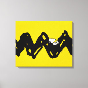 Erdnüsse Snoopy-Nickerchen Leinwanddruck
