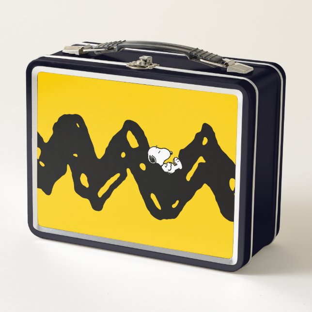 Erdnüsse | Snoopy-Nickerchen Metall Brotdose (Vorderseite)