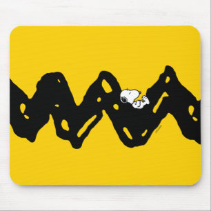 Erdnüsse   Snoopy-Nickerchen Mousepad
