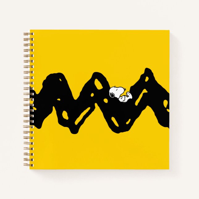 Erdnüsse | Snoopy-Nickerchen Notizbuch (Vorderseite)