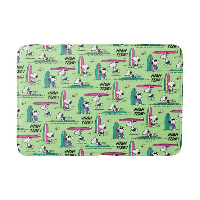 Erdnüsse | Snoopy Ocean High Tide Muster Badematte (Vorderseite)