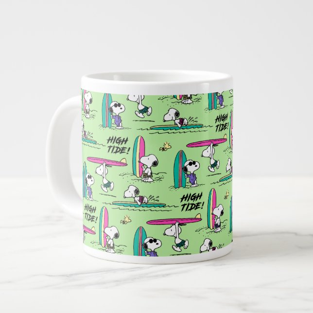 Erdnüsse | Snoopy Ocean High Tide Muster Jumbo-Tasse (Vorderseite Links)