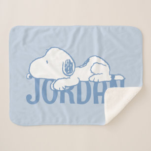 Erdnüsse   Snoopy Pastel Baby Sherpadecke