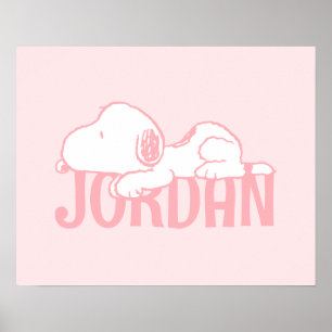 Erdnüsse Snoopy Pastel Poster