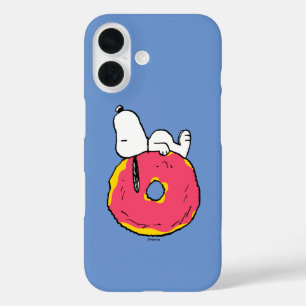 Erdnüsse   Snoopy Pink Donut iPhone 16 Hülle