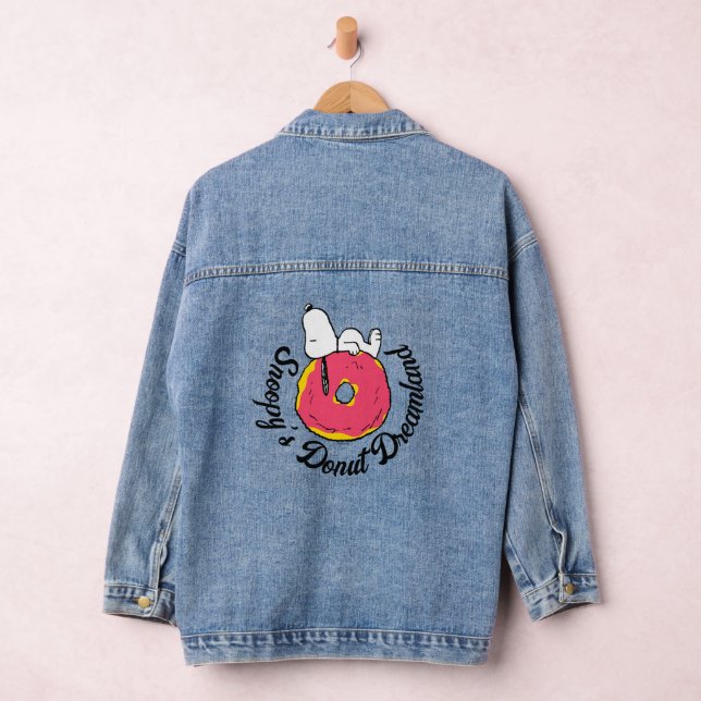 Erdnüsse | Snoopy Pink Donut Jeansjacke (Hangar)
