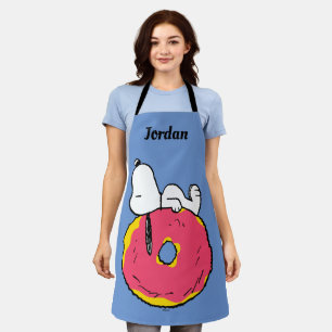 Erdnüsse Snoopy Pink Donut Schürze