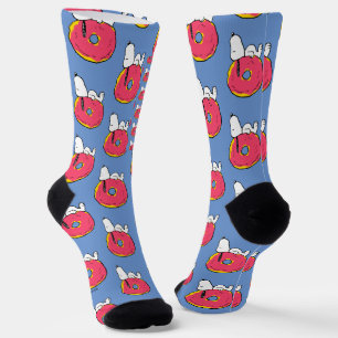 Erdnüsse Snoopy Pink Donut Socken