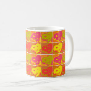 Erdnüsse Snoopy Pop Art Pattern Kaffeetasse
