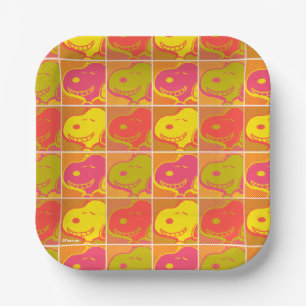 Erdnüsse Snoopy Pop Art Pattern Pappteller