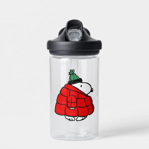 Erdnüsse   Snoopy Puffy Red Winter Jacket Trinkflasche