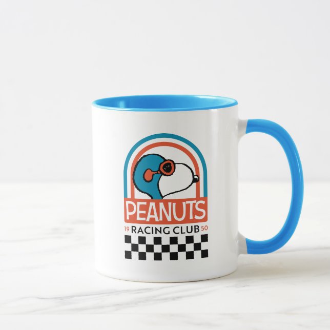 Erdnüsse | Snoopy Racing Club Tasse (Rechts)