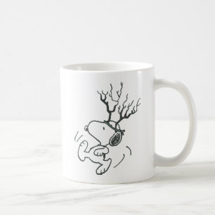 Erdnüsse   Snoopy Rentier Kaffeetasse