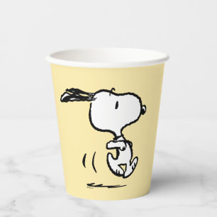 Erdnüsse   Snoopy Running Pappbecher