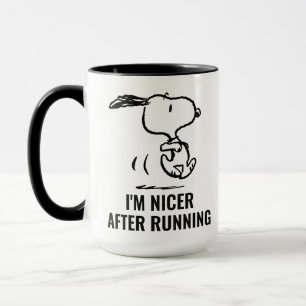Erdnüsse   Snoopy Running Tasse