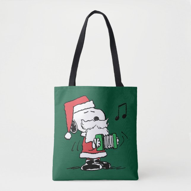 Erdnüsse | Snoopy Santa Claus Accordian Tasche (Vorderseite)