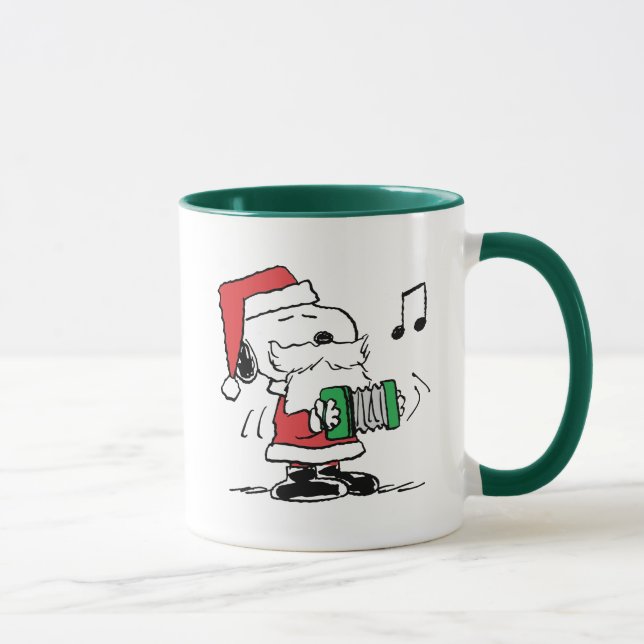 Erdnüsse | Snoopy Santa Claus Accordian Tasse (Rechts)