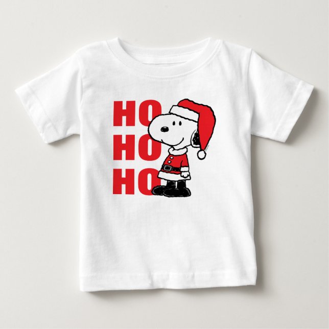 Erdnüsse | Snoopy Santa Claus Baby T-shirt (Vorderseite)