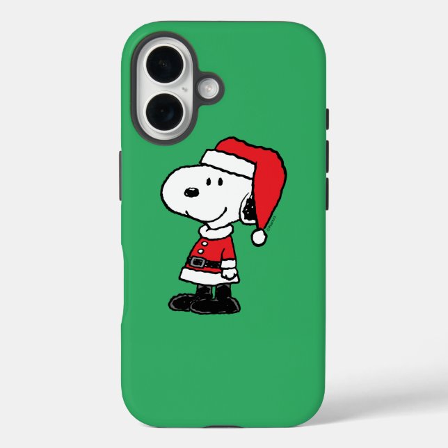 Erdnüsse | Snoopy Santa Claus iPhone 16 Hülle (Rückseite)
