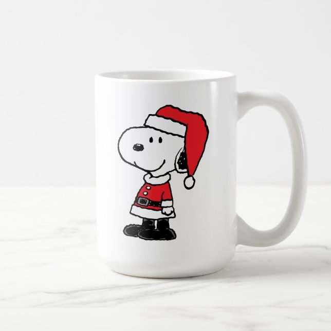 Erdnüsse | Snoopy Santa Claus Kaffeetasse (Rechts)