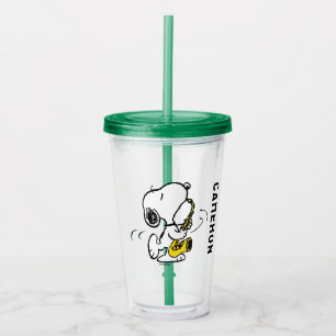 Erdnüsse   Snoopy Saxophone Player Acryltrinkbecher