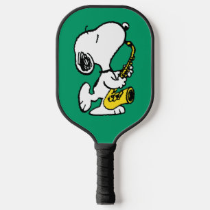 Erdnüsse   Snoopy Saxophone Player Pickleball Schläger