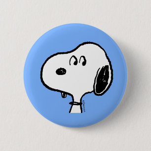 Erdnüsse   Snoopy sieht aus Button