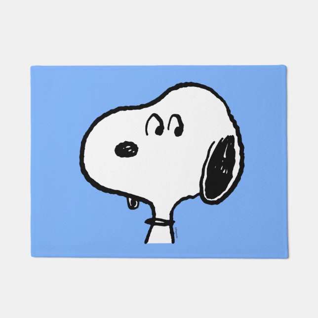 Erdnüsse | Snoopy sieht aus Fußmatte (Vorderseite)