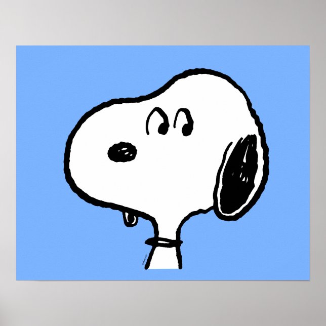 Erdnüsse | Snoopy sieht aus Poster (Vorne)