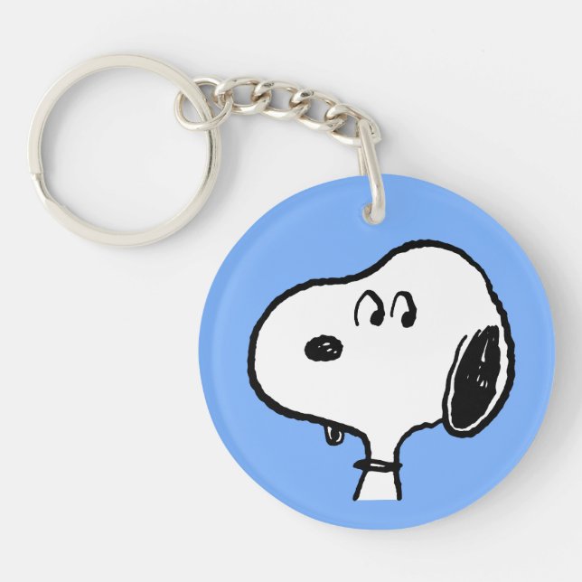 Erdnüsse | Snoopy sieht aus Schlüsselanhänger (Vorderseite)