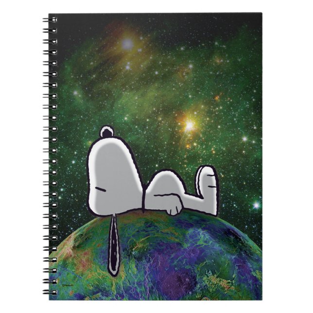 Erdnüsse | Snoopy Spacout Notizblock (Vorderseite)