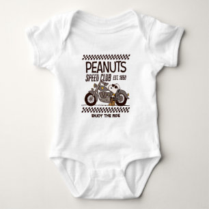 Erdnüsse   Snoopy Speed Club Baby Strampler