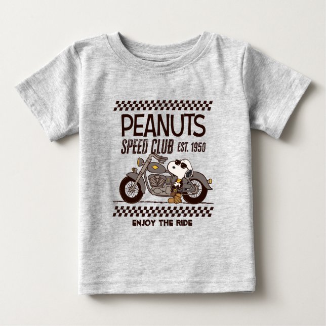 Erdnüsse | Snoopy Speed Club Baby T-shirt (Vorderseite)