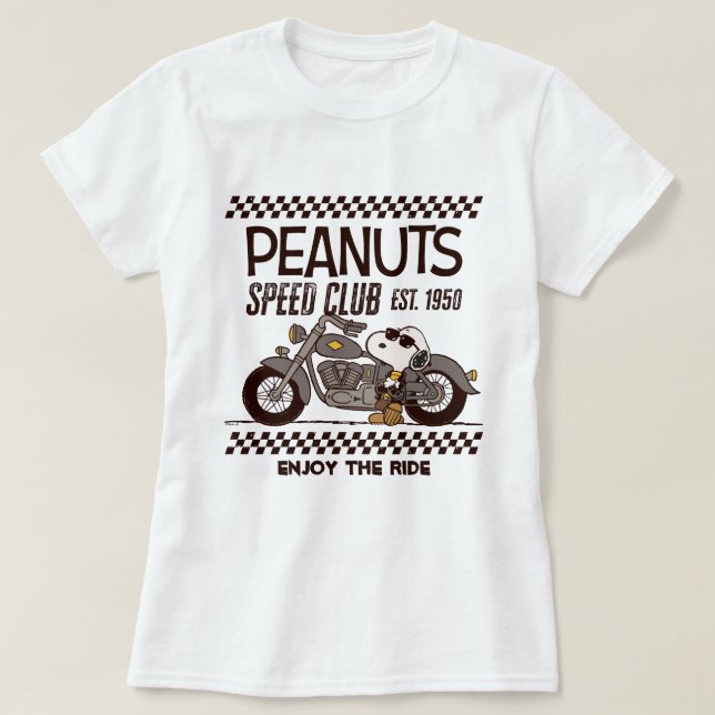 Erdnüsse | Snoopy Speed Club T-Shirt (Design vorne)