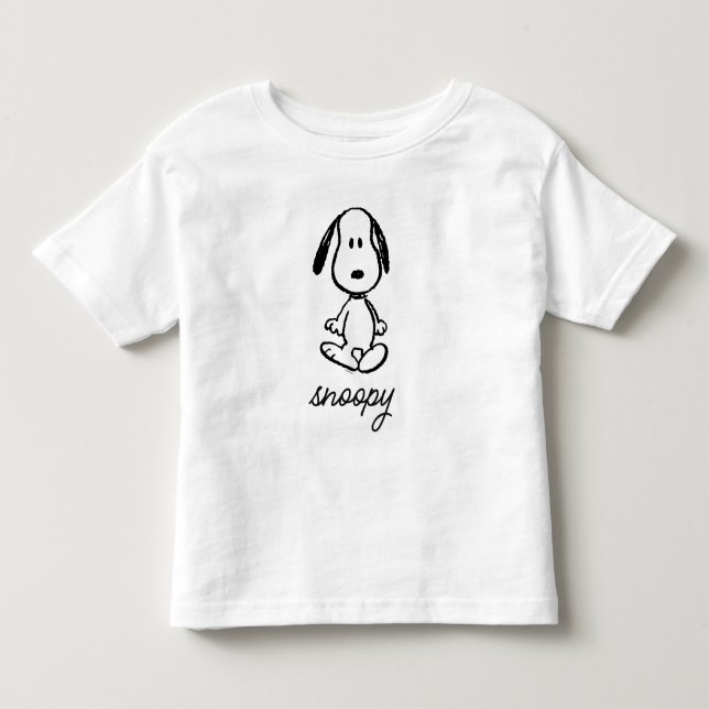 Erdnüsse | Snoopy Stehend Tall Kleinkind T-shirt (Vorderseite)