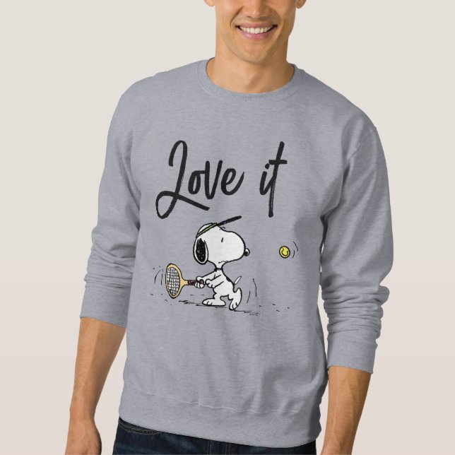 Erdnüsse | Snoopy Tennis Player Sweatshirt (Vorderseite)