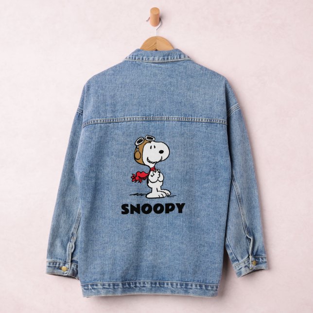 Erdnüsse | Snoopy the Fliegerace Jeansjacke (Hangar)