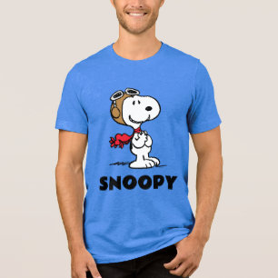 Erdnüsse   Snoopy the Fliegerace Tri-Blend Shirt