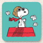Erdnüsse | Snoopy the Flying Ace Getränkeuntersetzer<br><div class="desc">Dieses niedliche Peanuts-Design zeigt Snoopy als Ass-Lektüre des Ersten Weltkriegs,  um den Roten Baron von Deutschland zu übernehmen.</div>