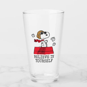 Erdnüsse Snoopy the Flying Ace Glas