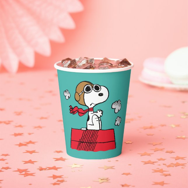 Erdnüsse | Snoopy the Flying Ace Pappbecher (Insitu)